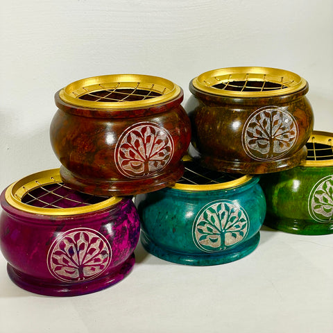 Medium Grid Incense Burners (Multiple Options)