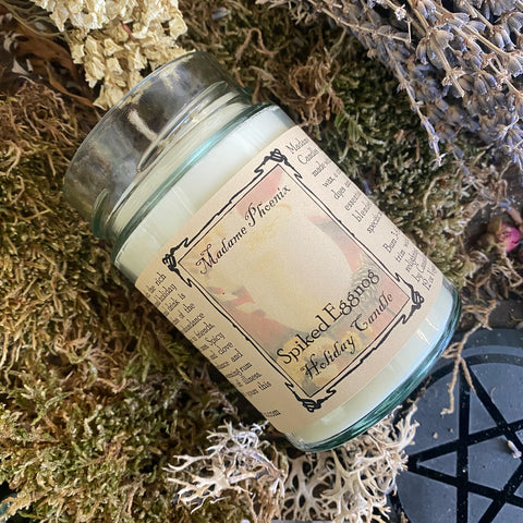 Spiked Eggnog 12 oz Holiday Candle by Madame Phoenix