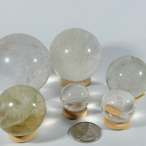 Clear Quartz Sphere (Multiple Options)