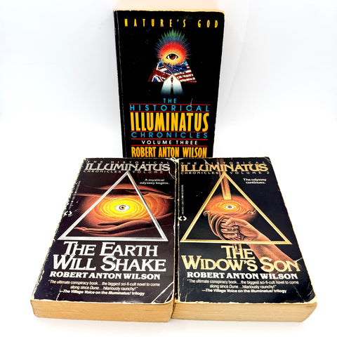 The Historical Illuminatus Chronicles - Robert Anton Wilson (Full series, Set of 3 books)