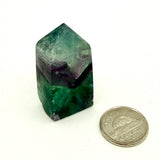 Banded Purple and Green Fluorite Tower (Multiple Options)