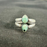Tanvi Silver-Plated Stone Rings (Multiple Options)