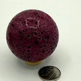 Fluorescent Honeycomb Ruby Sphere