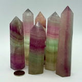 Pink & Green Fluorite Tower