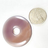 Crystal Donut (Pi) Stone Pendant
