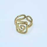 Gold Metal Adjustable Rings (Multiple Options)