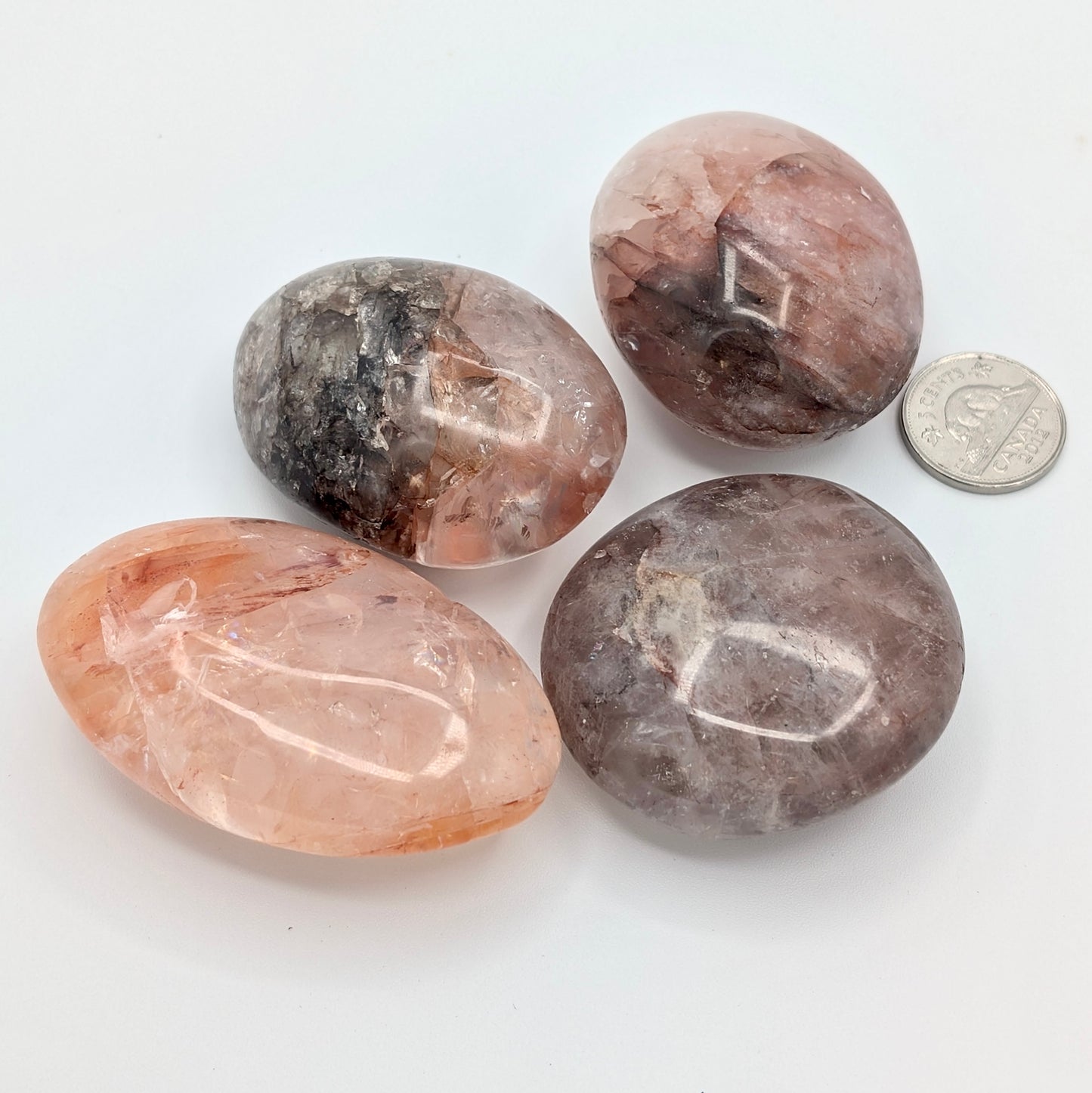 Fire Quartz Palm Stone (Multiple Options)
