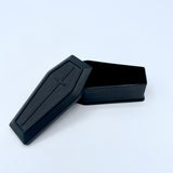 Black Coffin Storage Box