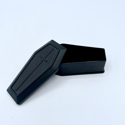 Black Coffin Storage Box