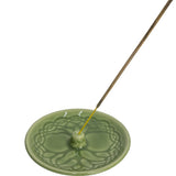 Round Ceramic Tree of Life Incense Holder