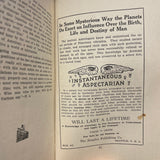 Fortunate Hours (How to Select Them) - The Philosophy of Planetary Influence (1924 FIRST EDITION)