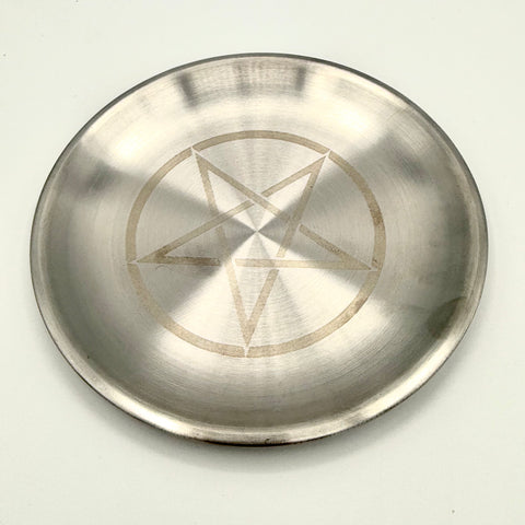 Metal Pentagram Offering Plate
