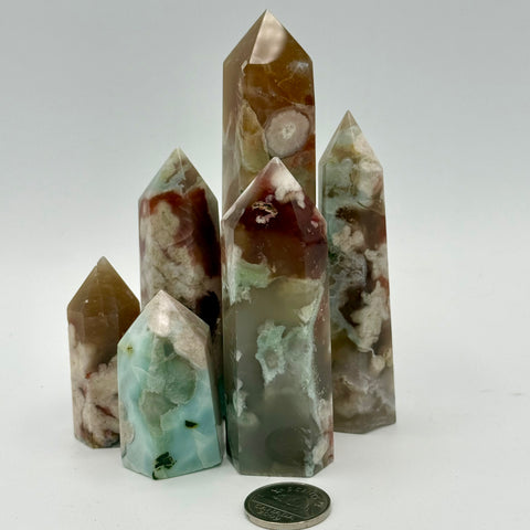 Flower Agate Tower (Multiple Options)