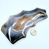 Shaped Druzy Agate Geode Flats (Multiple Options)