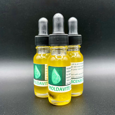Stone and Bones Moldavite Ascension Oil
