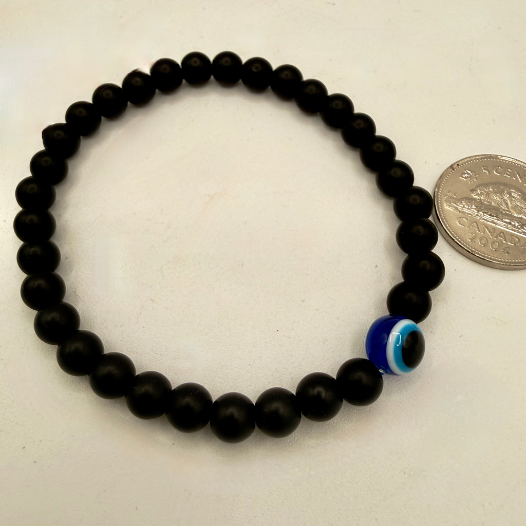 Evil Eye Onyx Bracelet