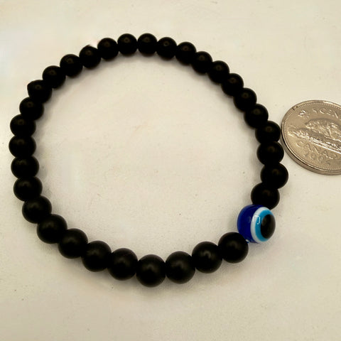 Evil Eye Onyx Bracelet