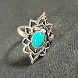 Tanvi Silver-Plated Stone Rings (Multiple Options)