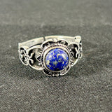 Tanvi Silver-Plated Stone Rings (Multiple Options)