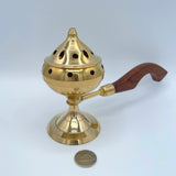 Brass Incense Holder With Handles (Multiple Options)