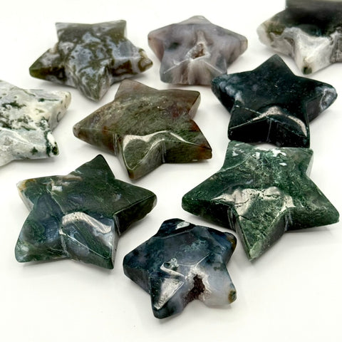 Moss Agate Stars