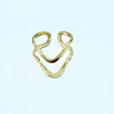 Gold Metal Adjustable Rings (Multiple Options)