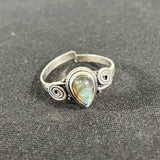 Tanvi Silver-Plated Stone Rings (Multiple Options)