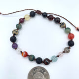 Stone Bead bracelets w/knots (Multiple Options)