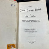 The Great Pyramid Jeezeh - Louis P. McCarty (FIRST EDITION, 1907)