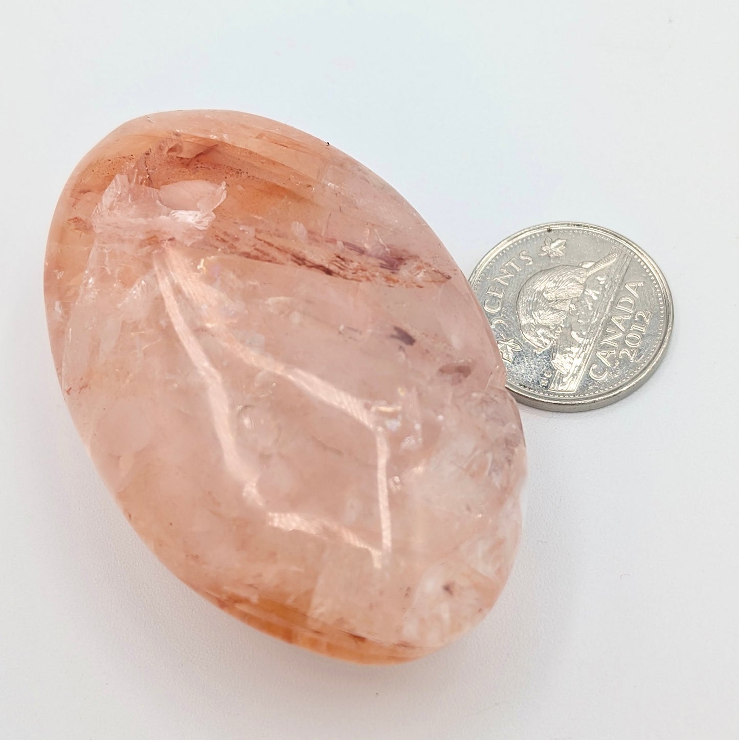 Fire Quartz Palm Stone (Multiple Options)