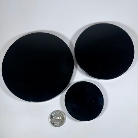 Black Obsidian Scrying Mirror