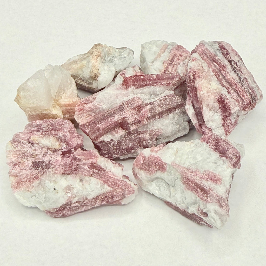 Pink Tourmaline on Matrix