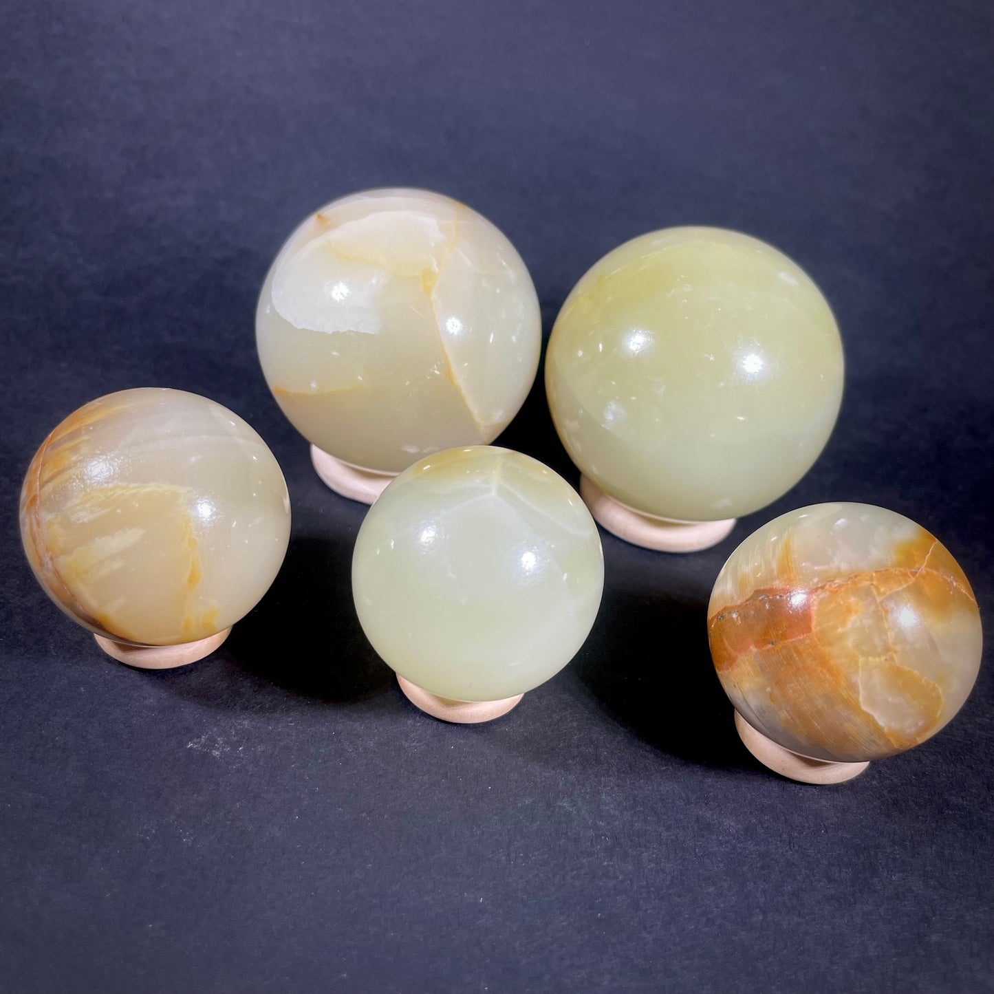 Green Calcite Sphere