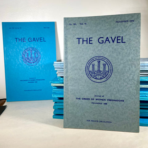 'The Gavel' - Journal of The Order of Women Freemasons (Multiple Options)