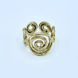 Gold Metal Adjustable Rings (Multiple Options)