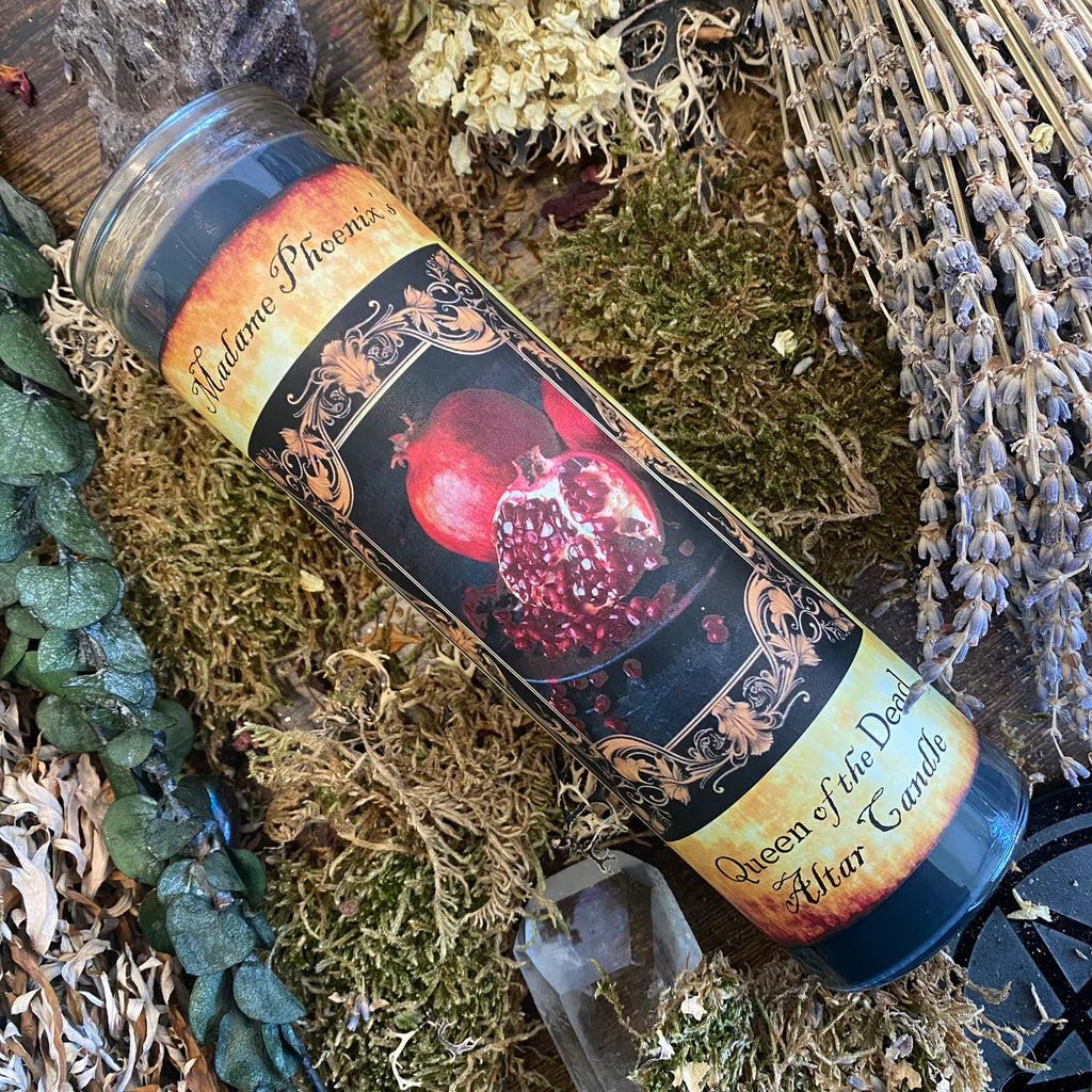 7 Day Candle- Queen of the Dead Altar Candle by Madame Phoenix