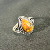Tanvi Silver-Plated Stone Rings (Multiple Options)