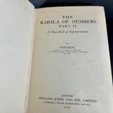 Kabala of Numbers - Sepharial (SET OF TWO BOOKS)