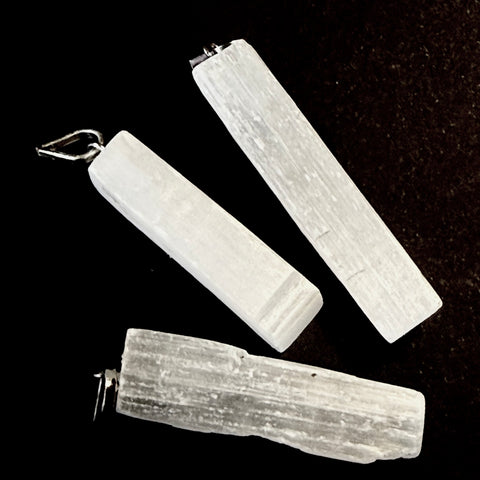 Selenite Pendants (Multiple Options)