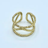 Gold Metal Adjustable Rings (Multiple Options)