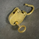 Antique Style Padlock and Key