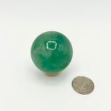 Green Fluorite Sphere (Multiple Options)