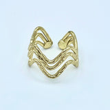 Gold Metal Adjustable Rings (Multiple Options)