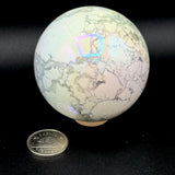 Howlite Angel Aura Spheres (Multiple Options)
