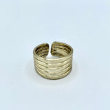 Gold Metal Adjustable Rings (Multiple Options)
