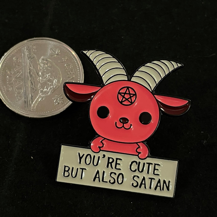 Adorable Satan Pin