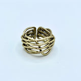 Gold Metal Adjustable Rings (Multiple Options)