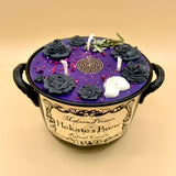 Metal Cauldron Candles by Madame Phoenix (Multiple Options)