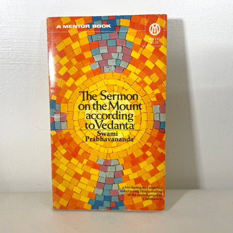 The Semon on the Mount according to Vedanta