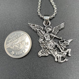 Archangel Gabriel and Satan Necklace